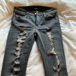 Hudson midrise Nico 24 Distressed Jeans